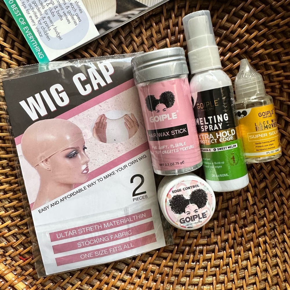 GOIPLE Hair Care Edge & Wig 5 Piece Lot New Sealed